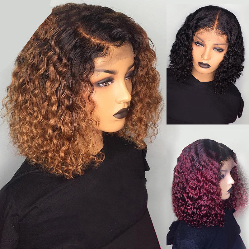 Water wave bob wigs Human Hair - 24 Timmar Deals