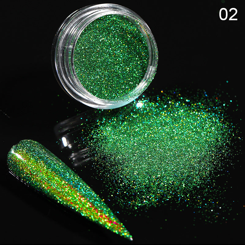 Aurora Magic Nail Powder Nail Glitter - 24 Timmar Deals