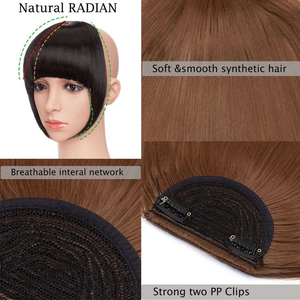 Hair Bangs Hairpiece Accessories Synthetic Fake Bangs - 24 Timmar Deals