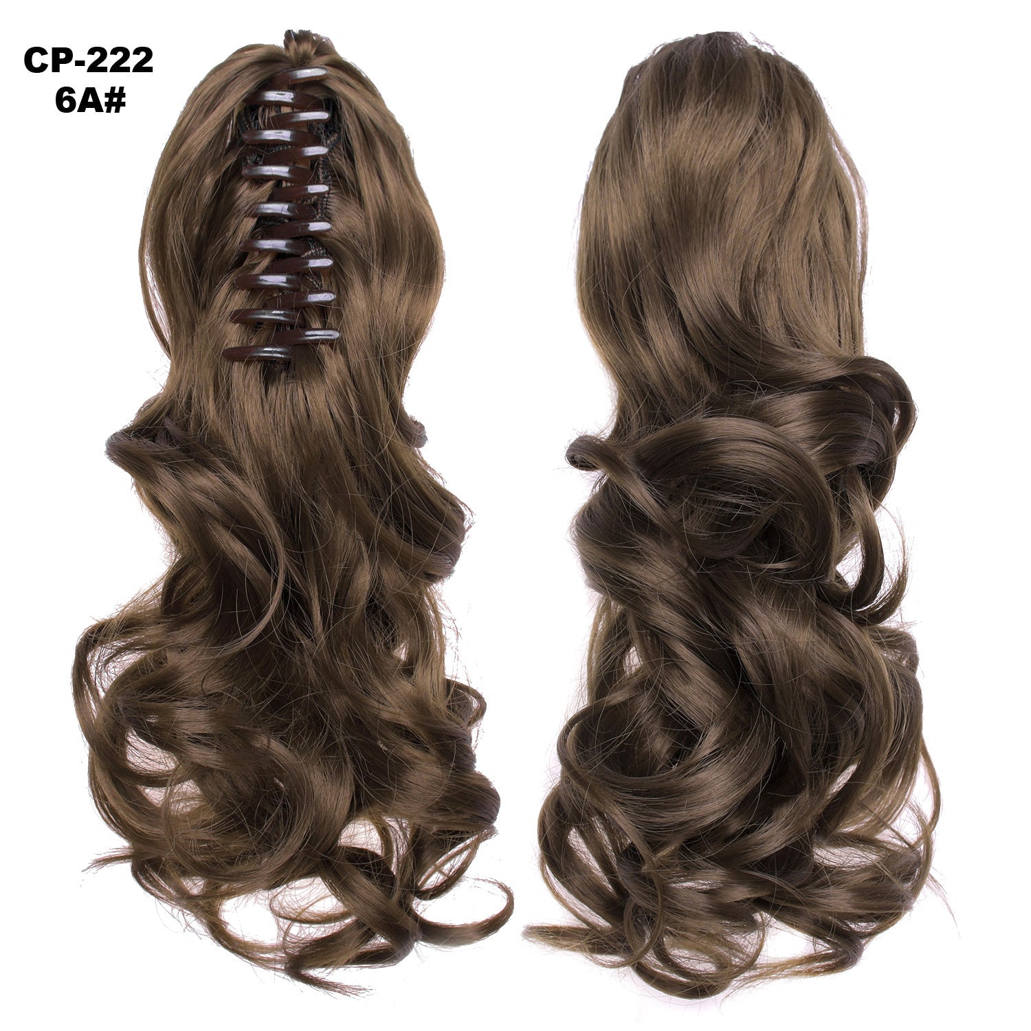 Long Wave Ponytail Wrap Around Ponytail Clip In Hair Headwear Gray Hairpiece Natural Extensions - 24 Timmar Deals