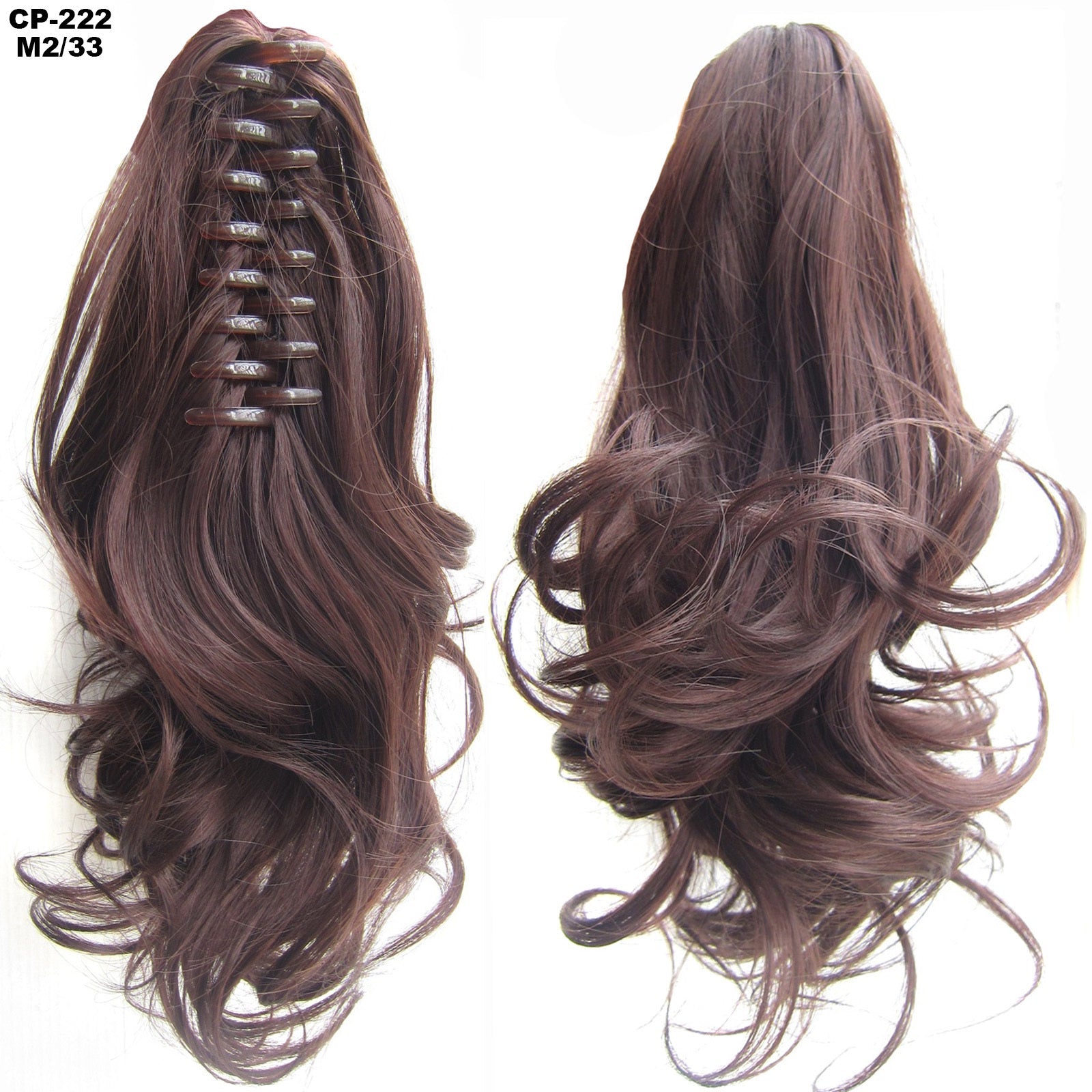 Long Wave Ponytail Wrap Around Ponytail Clip In Hair Headwear Gray Hairpiece Natural Extensions - 24 Timmar Deals