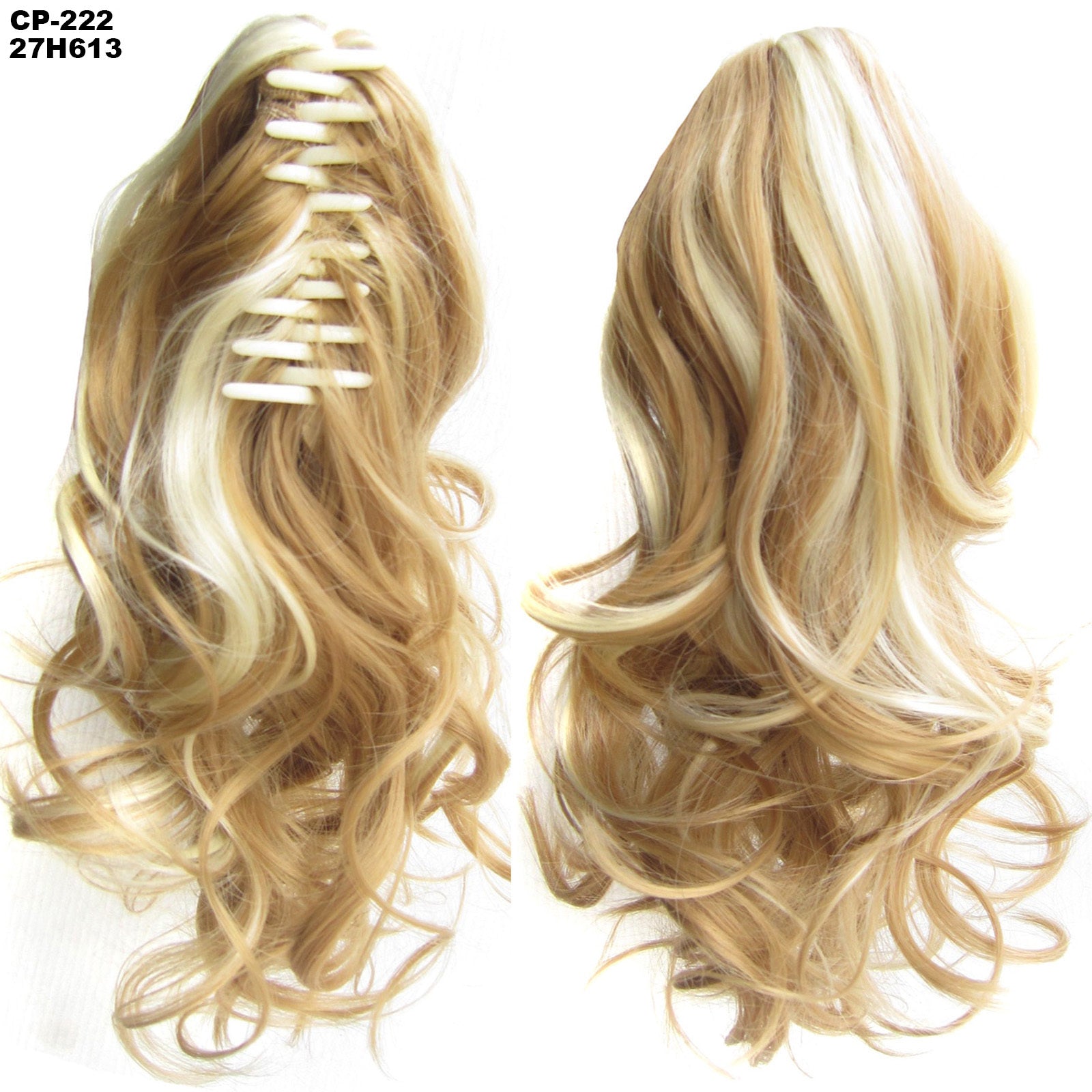 Long Wave Ponytail Wrap Around Ponytail Clip In Hair Headwear Gray Hairpiece Natural Extensions - 24 Timmar Deals