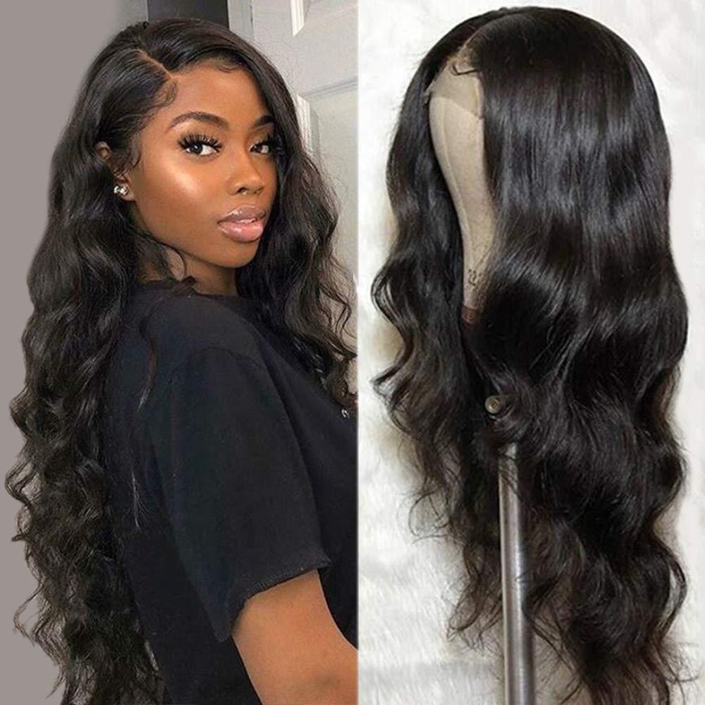 Natural Wig Real Hair Before Lace Black - 24 Timmar Deals
