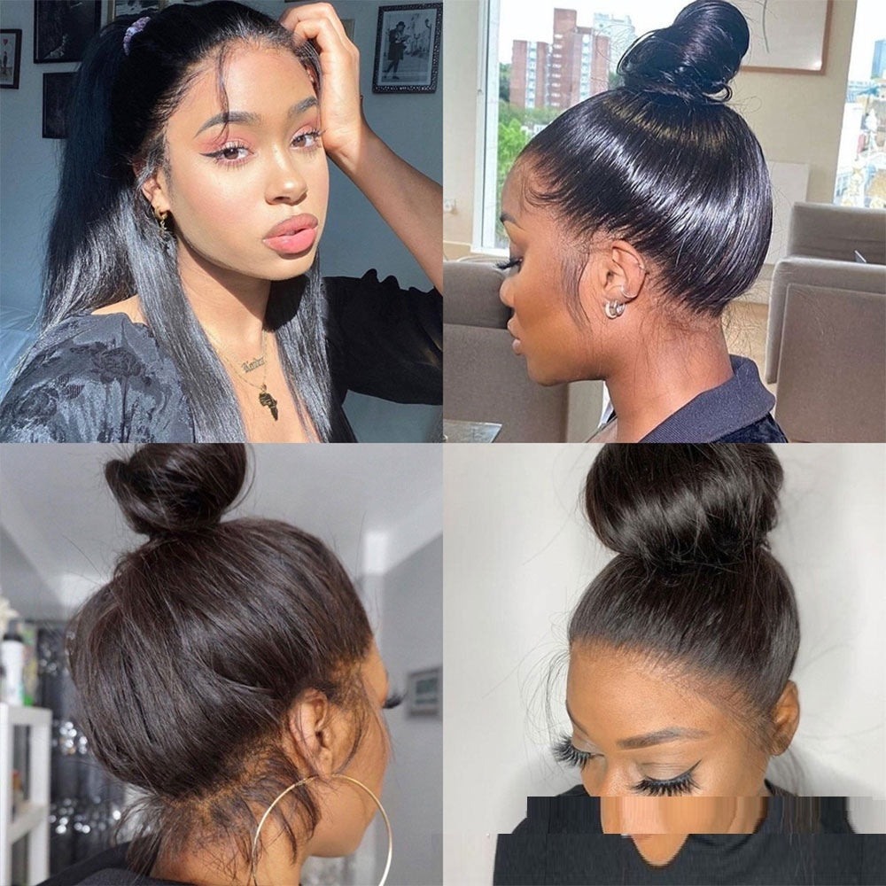 Straight 360 Lace Frontal Wig Human Hair - 24 Timmar Deals