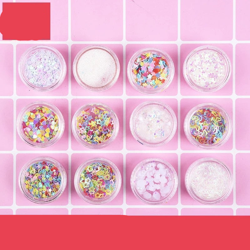 DIY 12 color glitter set - 24 Timmar Deals