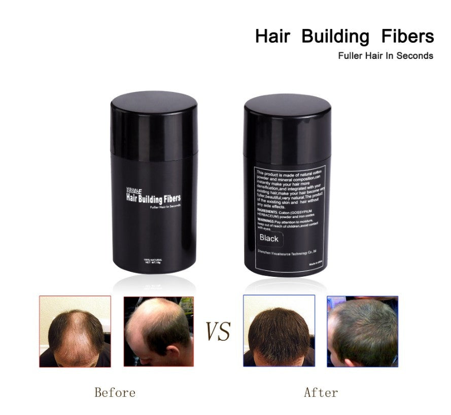 Hair Building Fibers Keratin Hair Building Styling Powder Hair Loss Concealer Blender - 24 Timmar Deals