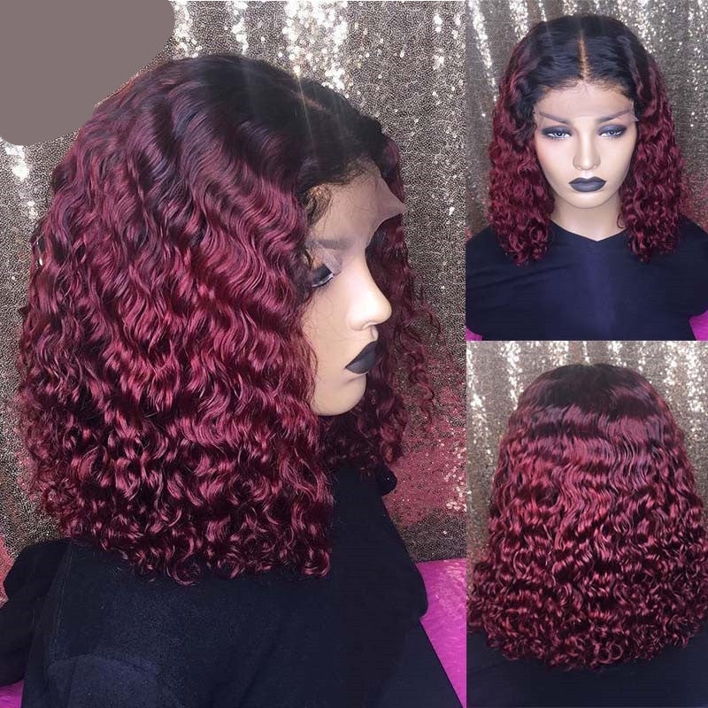 Water wave bob wigs Human Hair - 24 Timmar Deals