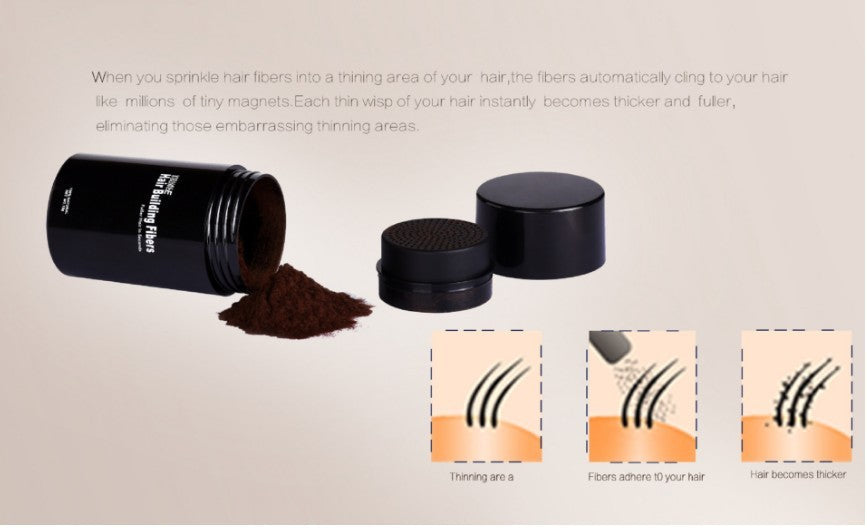 Hair Building Fibers Keratin Hair Building Styling Powder Hair Loss Concealer Blender - 24 Timmar Deals