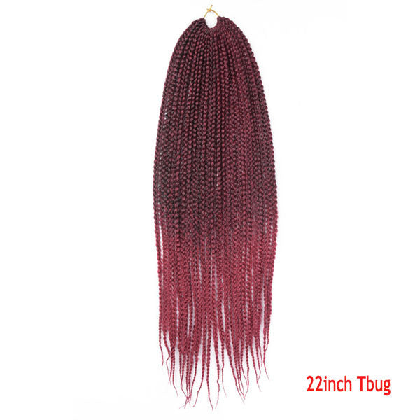 Crochet Hair Senegal Box Braids Braid Hair Extension - 24 Timmar Deals