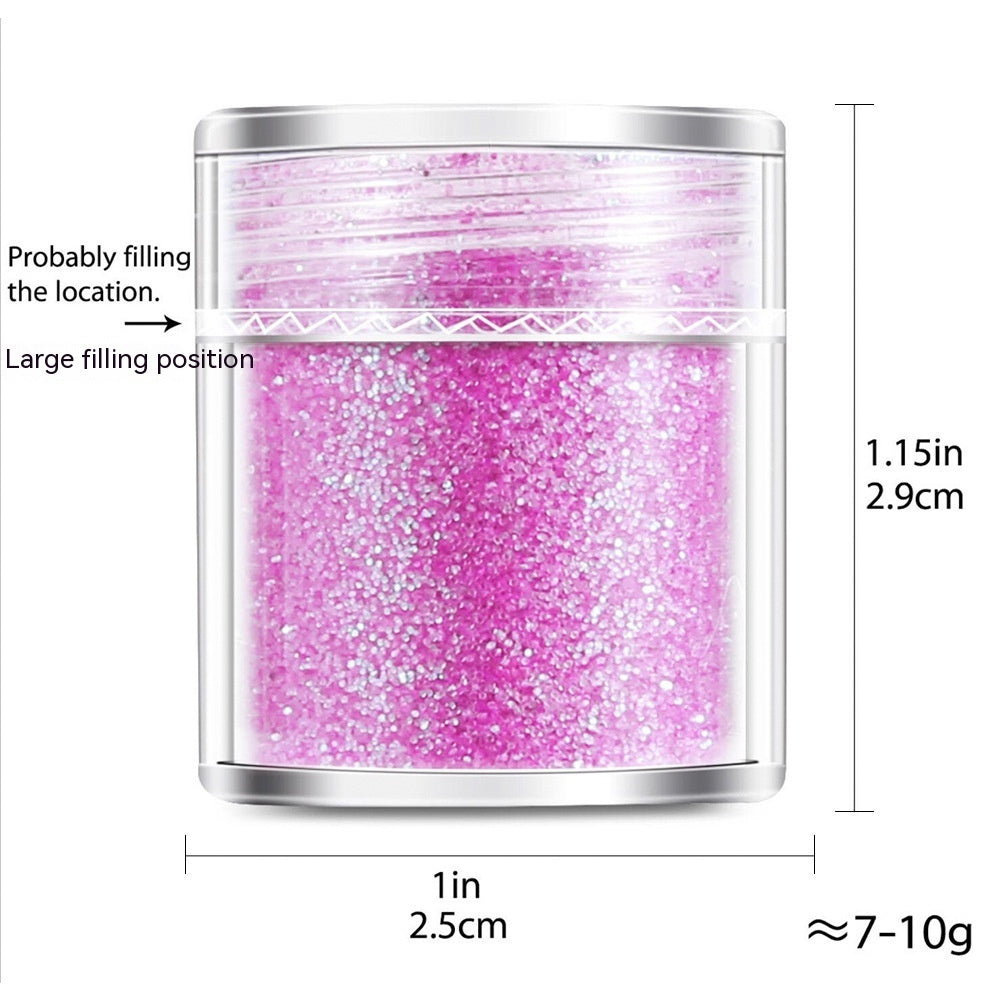 Green Manicure Set 12 Colors Mixed Nail Sequins Glitter Powder Gradient Laser Powder - 24 Timmar Deals