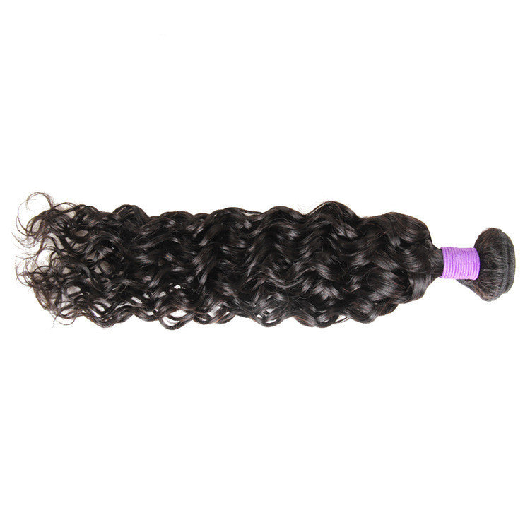 Wigs real hair India hair ladies water wave hair hair - 24 Timmar Deals