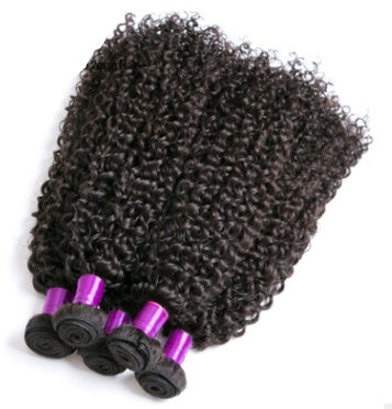 Brazilian Virgin Human Hair Kinky Curly Brazil Real Wig Hair Curtain - 24 Timmar Deals