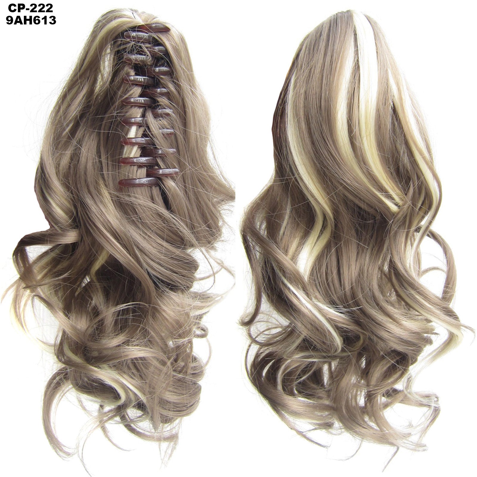 Long Wave Ponytail Wrap Around Ponytail Clip In Hair Headwear Gray Hairpiece Natural Extensions - 24 Timmar Deals