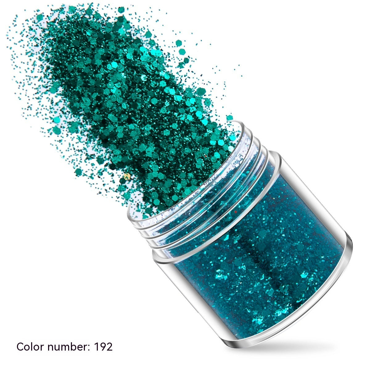 Green Manicure Set 12 Colors Mixed Nail Sequins Glitter Powder Gradient Laser Powder - 24 Timmar Deals