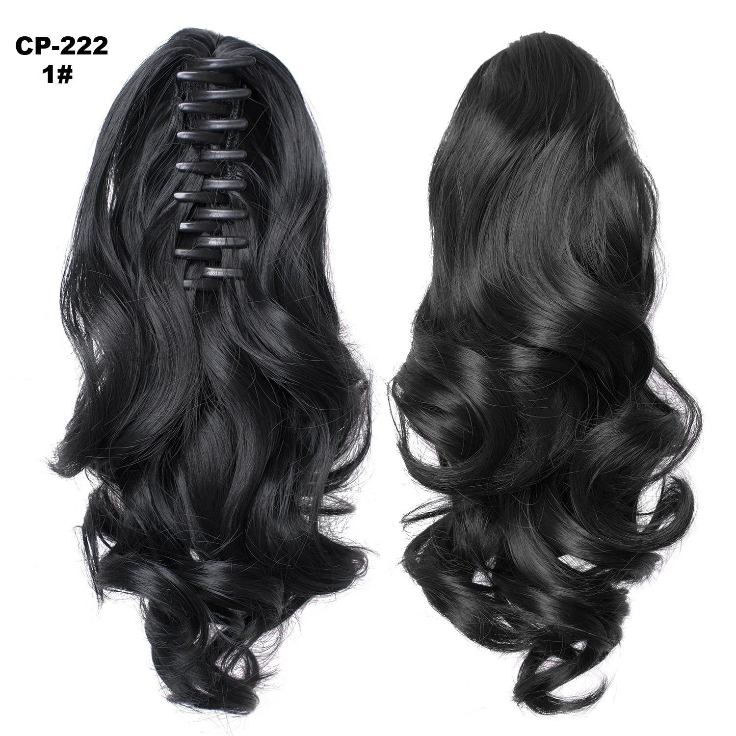 Long Wave Ponytail Wrap Around Ponytail Clip In Hair Headwear Gray Hairpiece Natural Extensions - 24 Timmar Deals