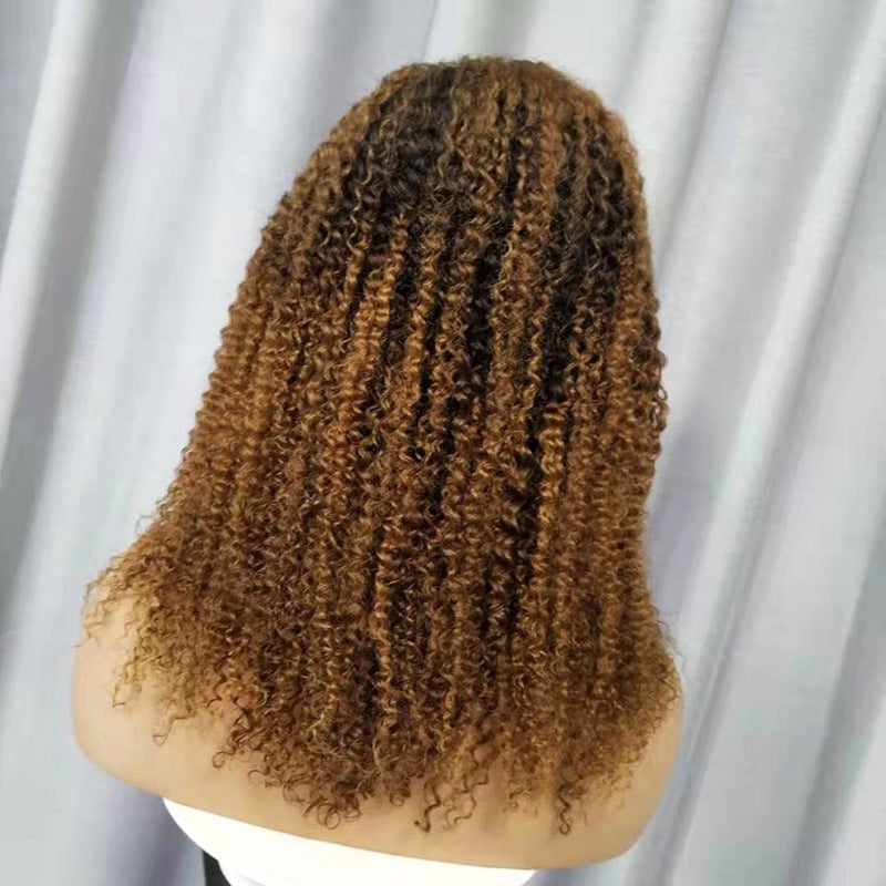 Human Hair Wigs Kinky Curly - 24 Timmar Deals