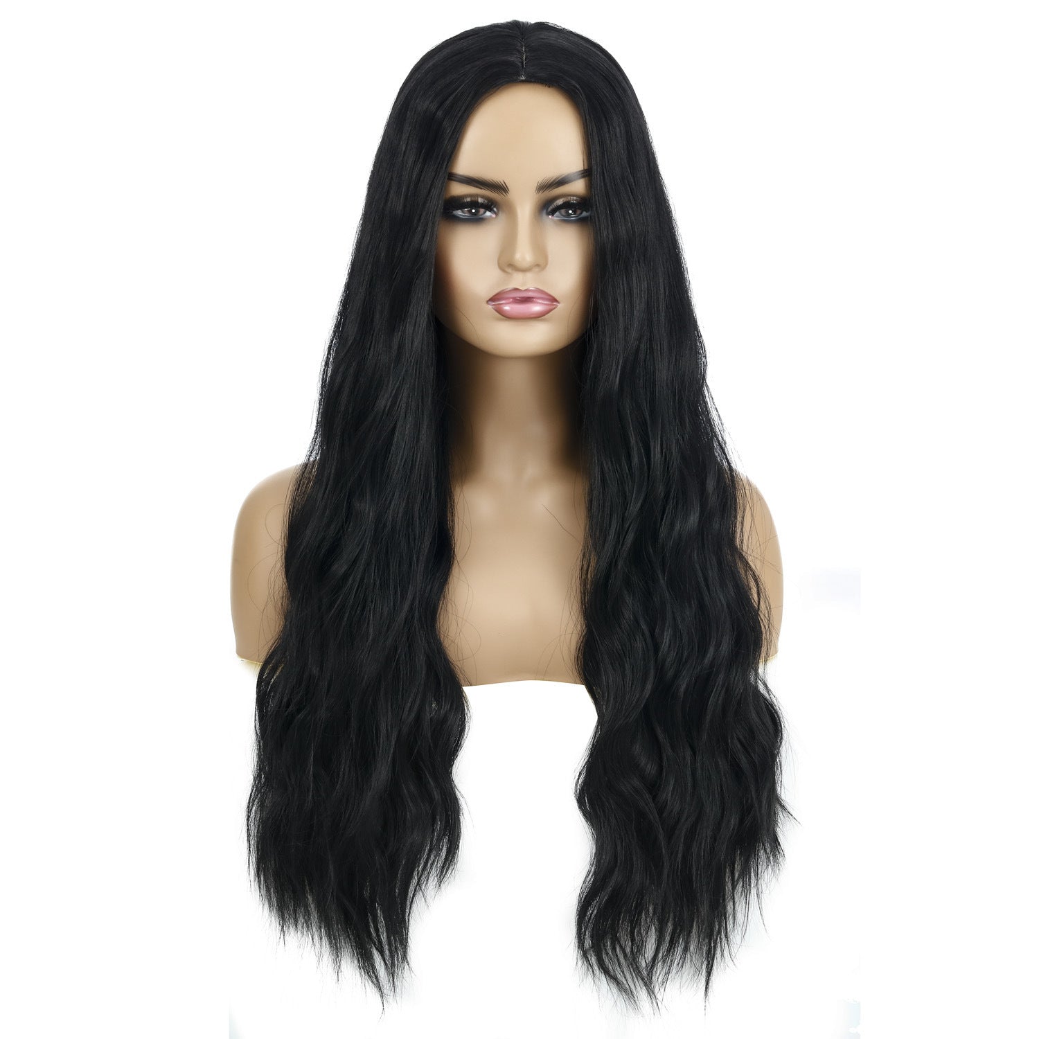 European And American Female Wigs, Wavy Curly Hair, Ladies Wig Head - 24 Timmar Deals