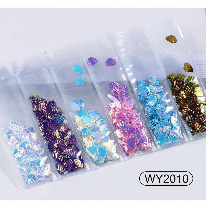 Nail Art Accessories Glitter Sequins Laser Diamond Love Heart Nail Patch - 24 Timmar Deals