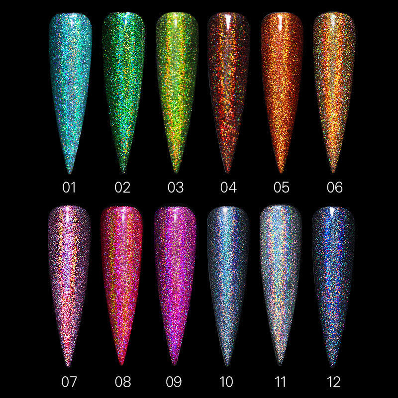 Aurora Magic Nail Powder Nail Glitter - 24 Timmar Deals