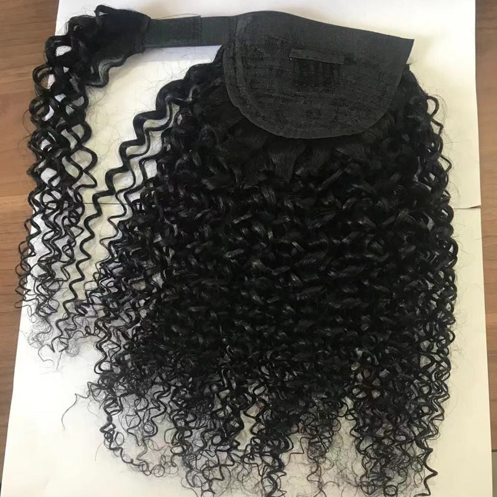 Human Hair Ponytail Velcro Natural Color - 24 Timmar Deals