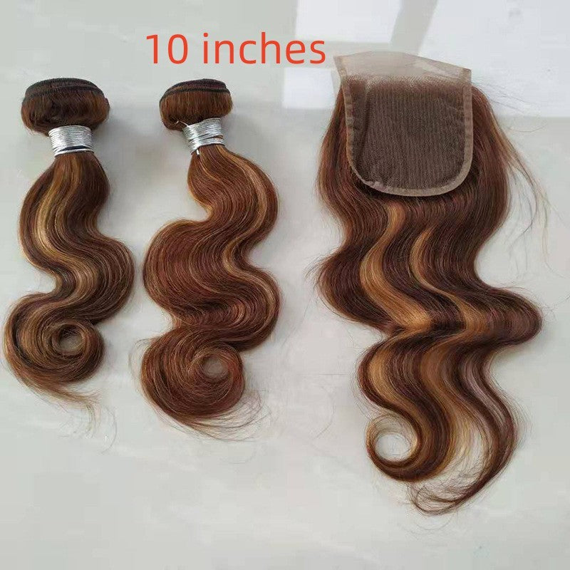 Real Hair Weave Piano Color Hair Block Body Wave Human Hair Bundle - 24 Timmar Deals