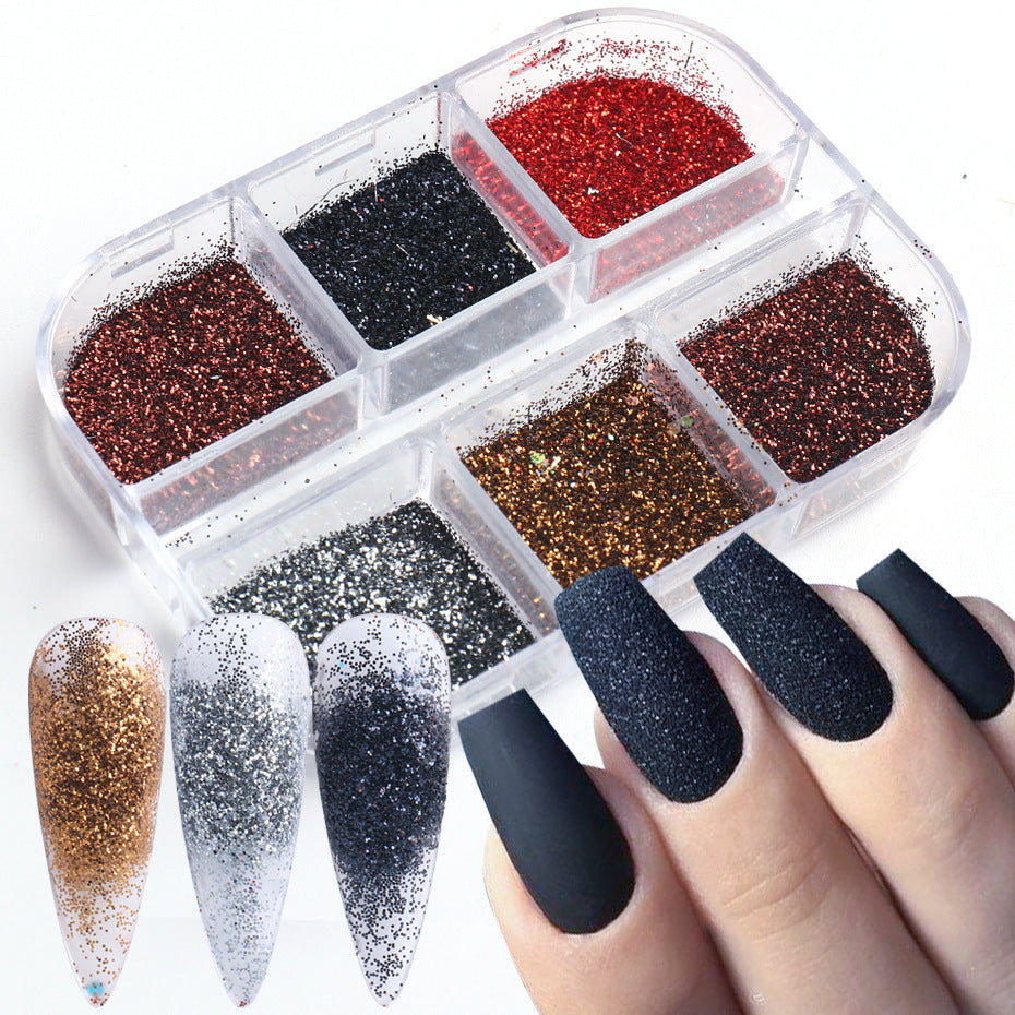 Gold And Silver Laser Irregular Nail Glitter Sequins - 24 Timmar Deals