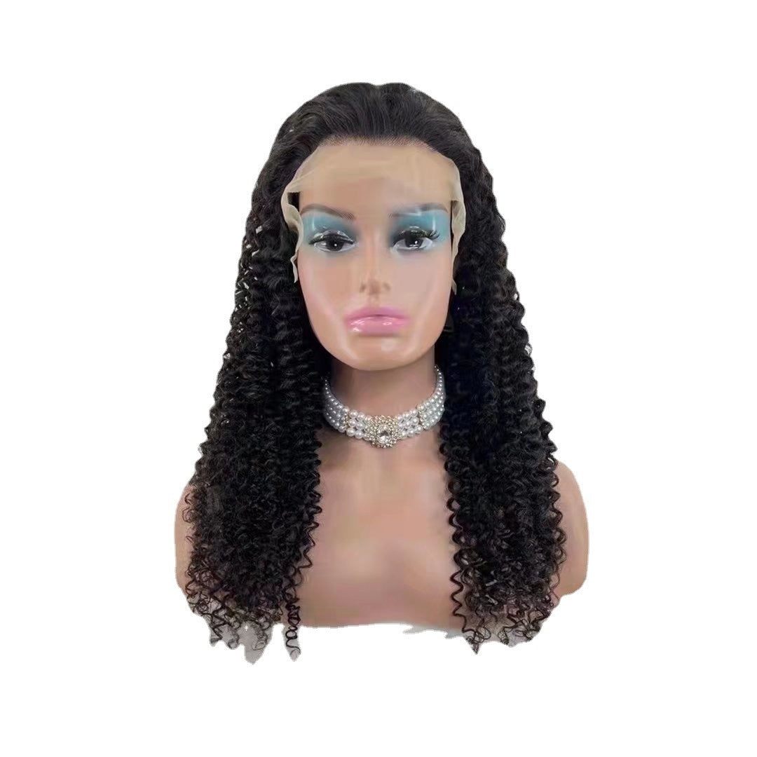 Jerry Curly 13x4 Lace Front Human Hair Wigs150 - 24 Timmar Deals
