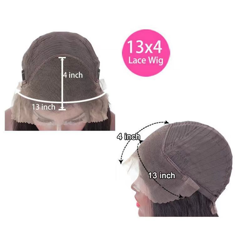 Front Lace Wig Human Hair Wig - 24 Timmar Deals