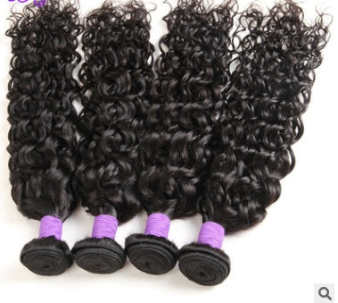 Wigs real hair India hair ladies water wave hair hair - 24 Timmar Deals