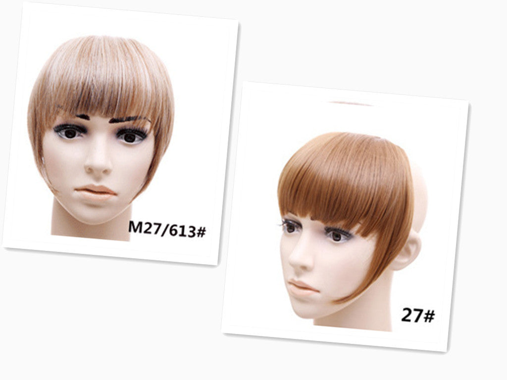 Hair Bangs Hairpiece Accessories Synthetic Fake Bangs - 24 Timmar Deals