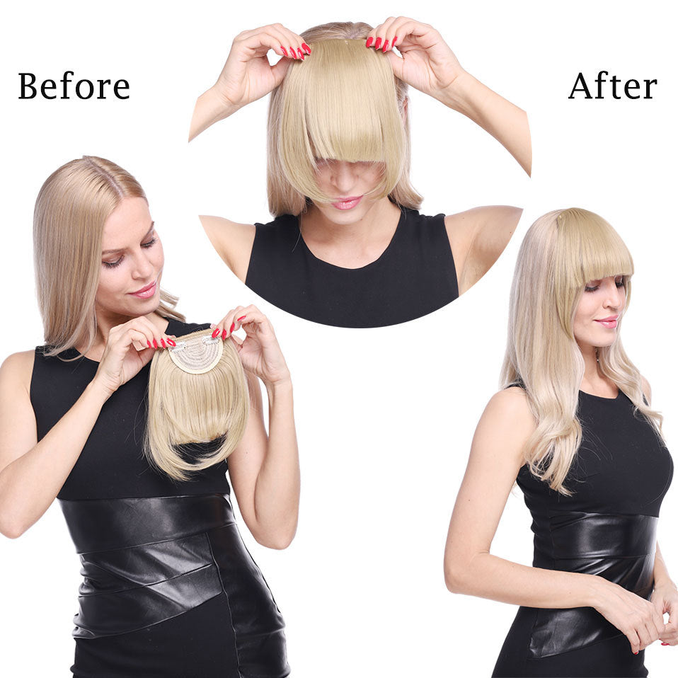 Hair Bangs Hairpiece Accessories Synthetic Fake Bangs - 24 Timmar Deals