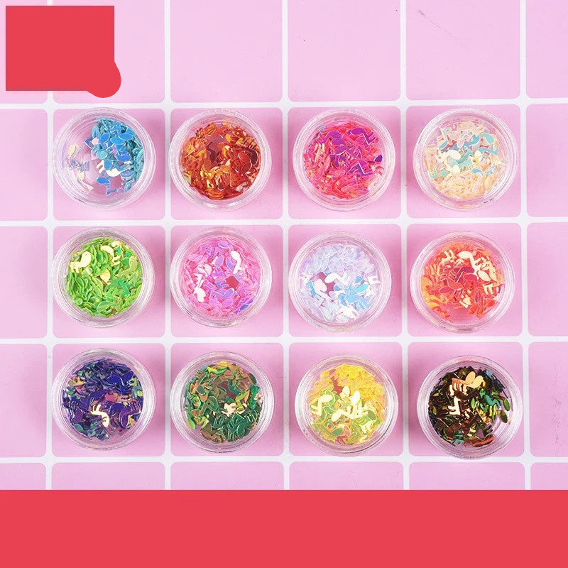 DIY 12 color glitter set - 24 Timmar Deals