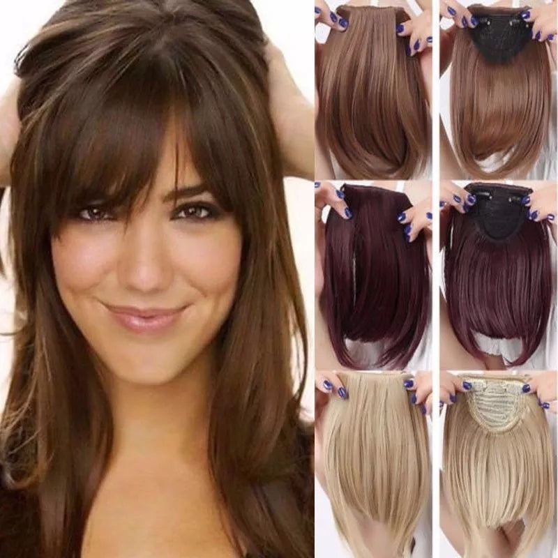 Hair Bangs Hairpiece Accessories Synthetic Fake Bangs - 24 Timmar Deals
