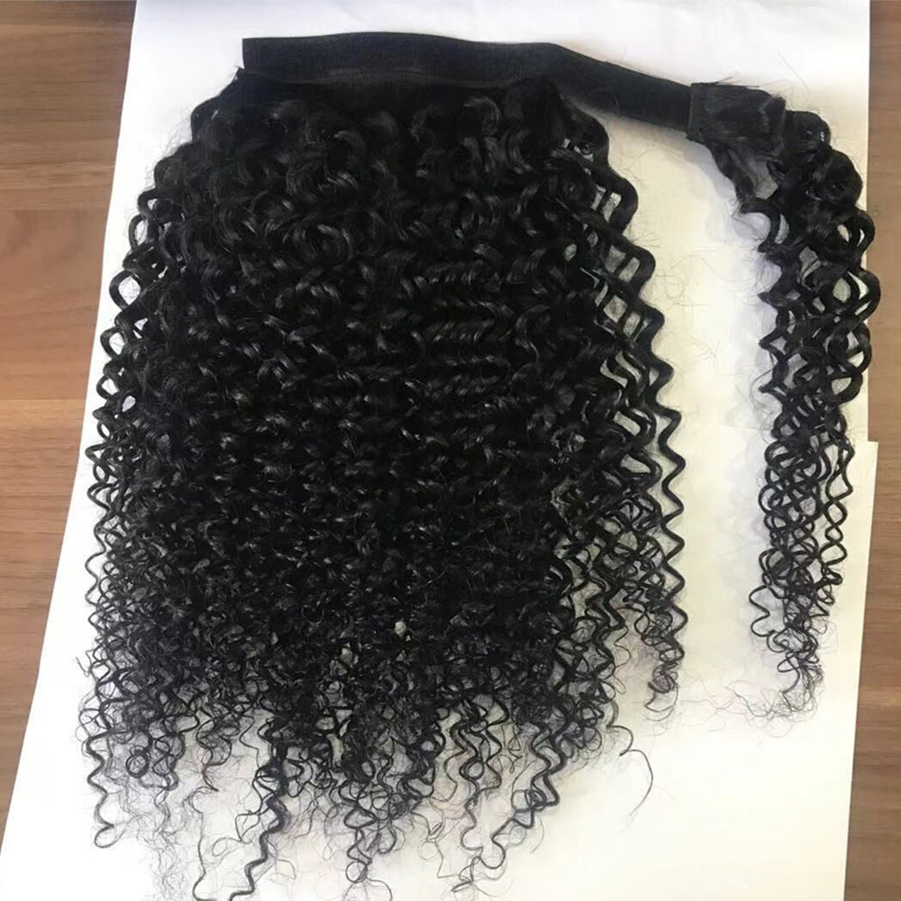 Human Hair Ponytail Velcro Natural Color - 24 Timmar Deals
