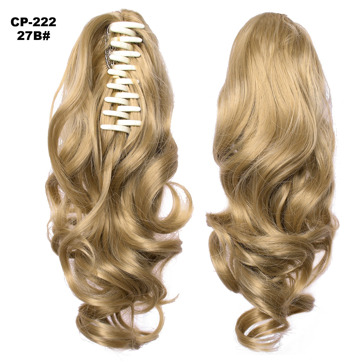 Long Wave Ponytail Wrap Around Ponytail Clip In Hair Headwear Gray Hairpiece Natural Extensions - 24 Timmar Deals