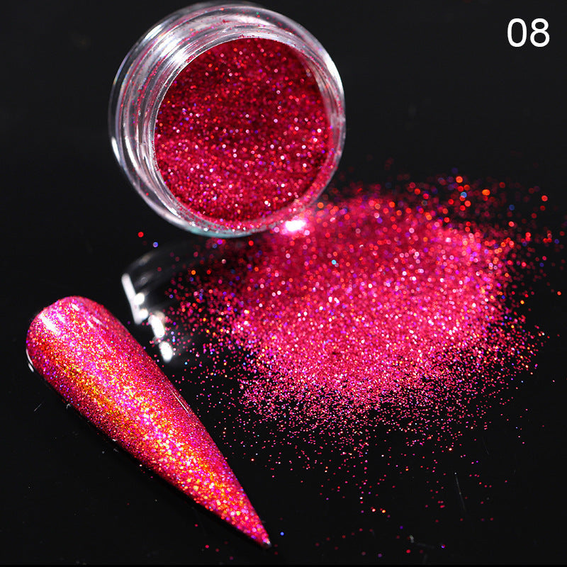 Aurora Magic Nail Powder Nail Glitter - 24 Timmar Deals