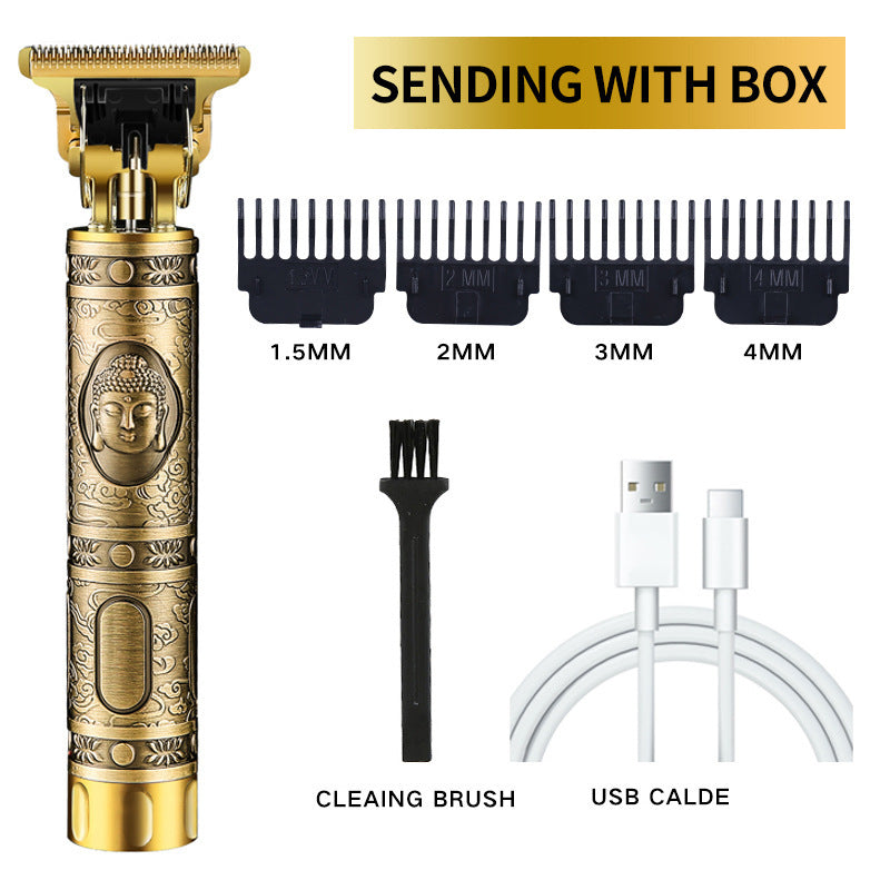 Electric Hair Clipper, Electric Hair Clipper, Oil Head Engraving Razor - 24 Timmar Deals