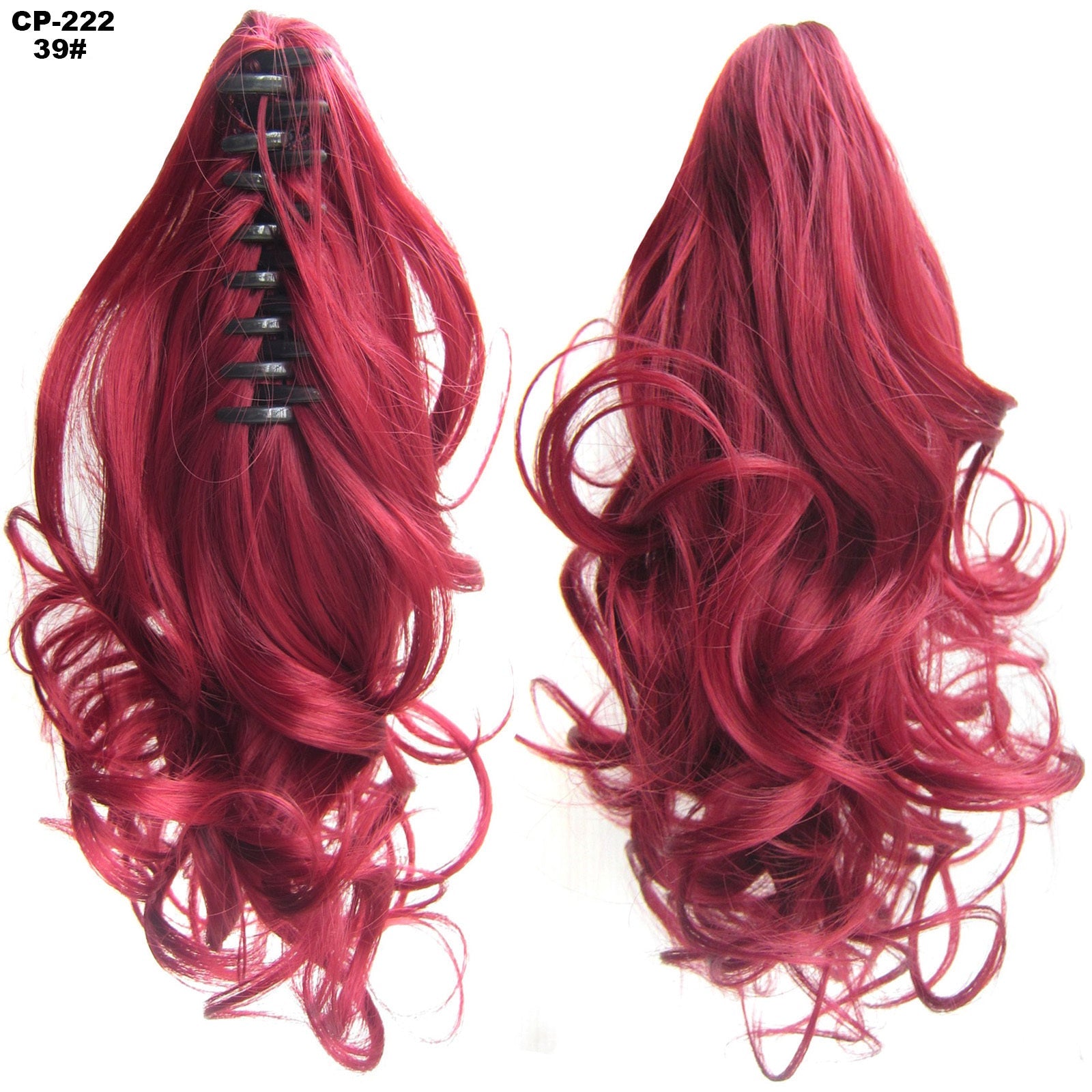 Long Wave Ponytail Wrap Around Ponytail Clip In Hair Headwear Gray Hairpiece Natural Extensions - 24 Timmar Deals