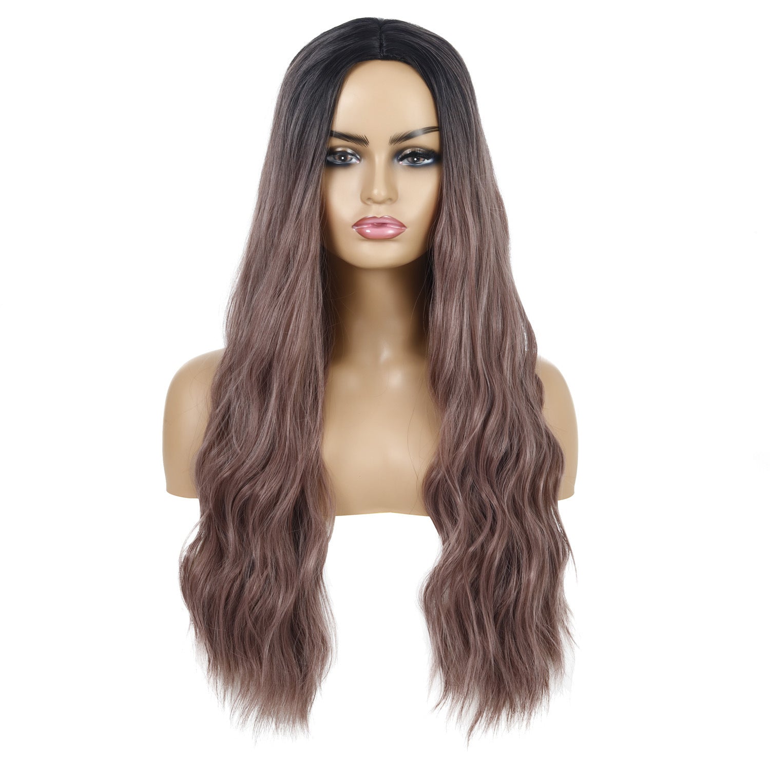 European And American Female Wigs, Wavy Curly Hair, Ladies Wig Head - 24 Timmar Deals