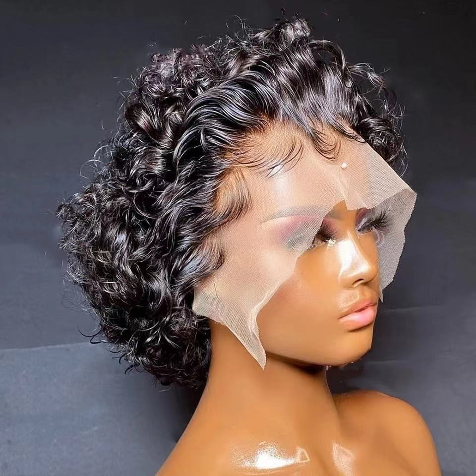 Natural Curly Hair Lace Before Any Face Wig Female Fashion - 24 Timmar Deals