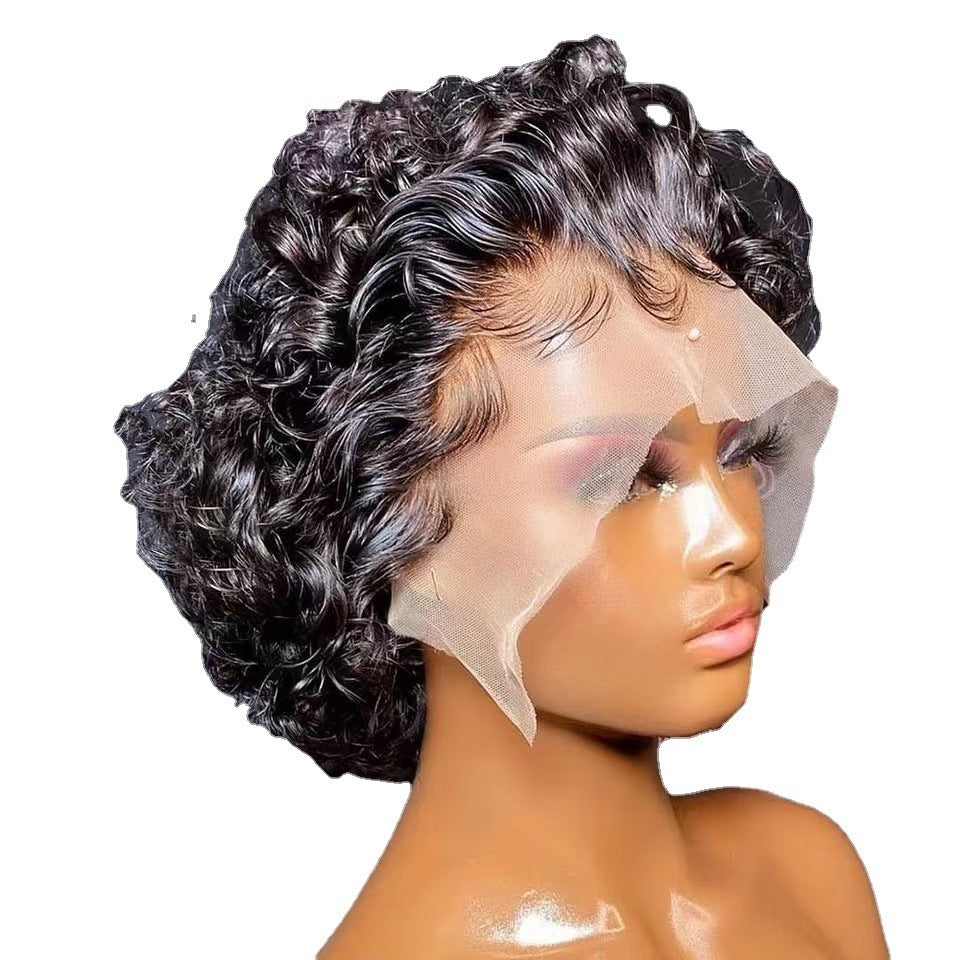 Natural Curly Hair Lace Before Any Face Wig Female Fashion - 24 Timmar Deals