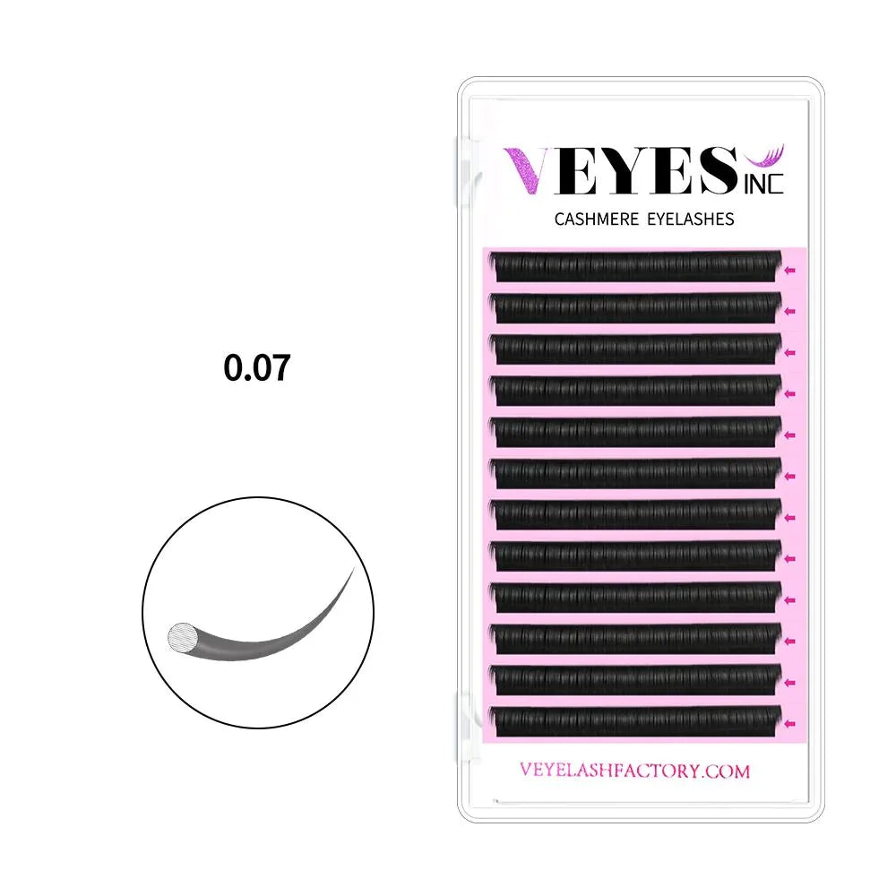 Eyelash Extensions Faux Mink Individual Volume Lashes Soft Natural Lash Extensions for Makeup - 24 Timmar Deals