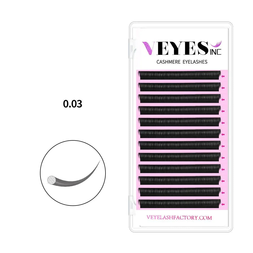 Eyelash Extensions Faux Mink Individual Volume Lashes Soft Natural Lash Extensions for Makeup - 24 Timmar Deals