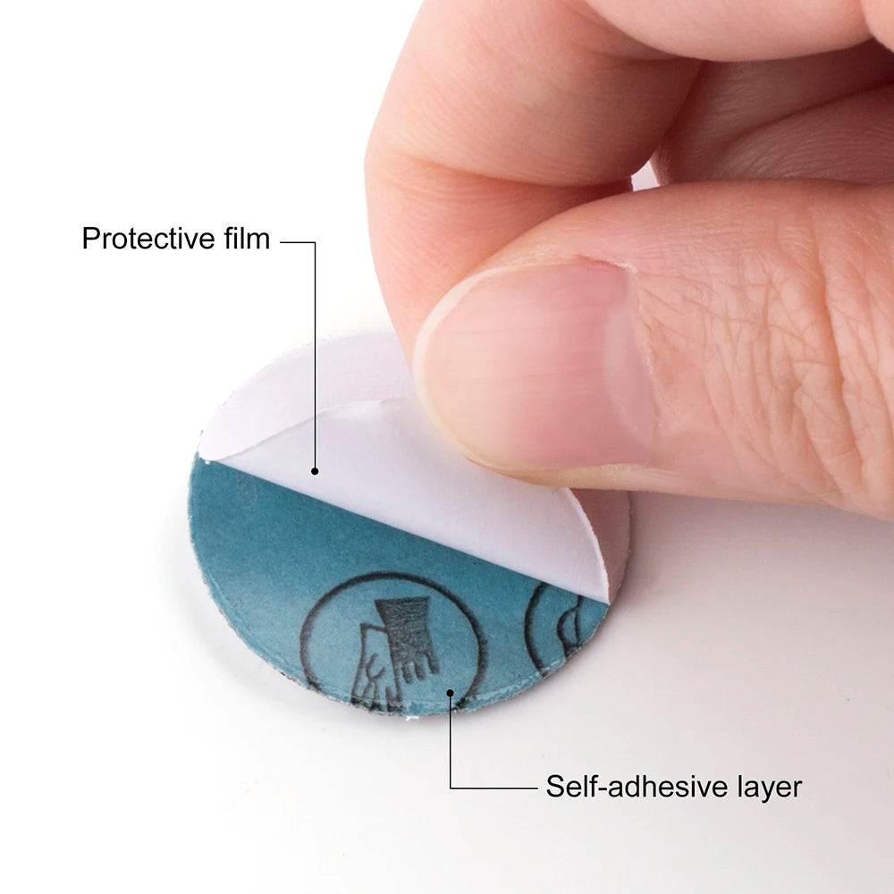100st/kartong 25mm utbytbart slippapper skiva pedikyr sandpapper - 24 Timmar Deals