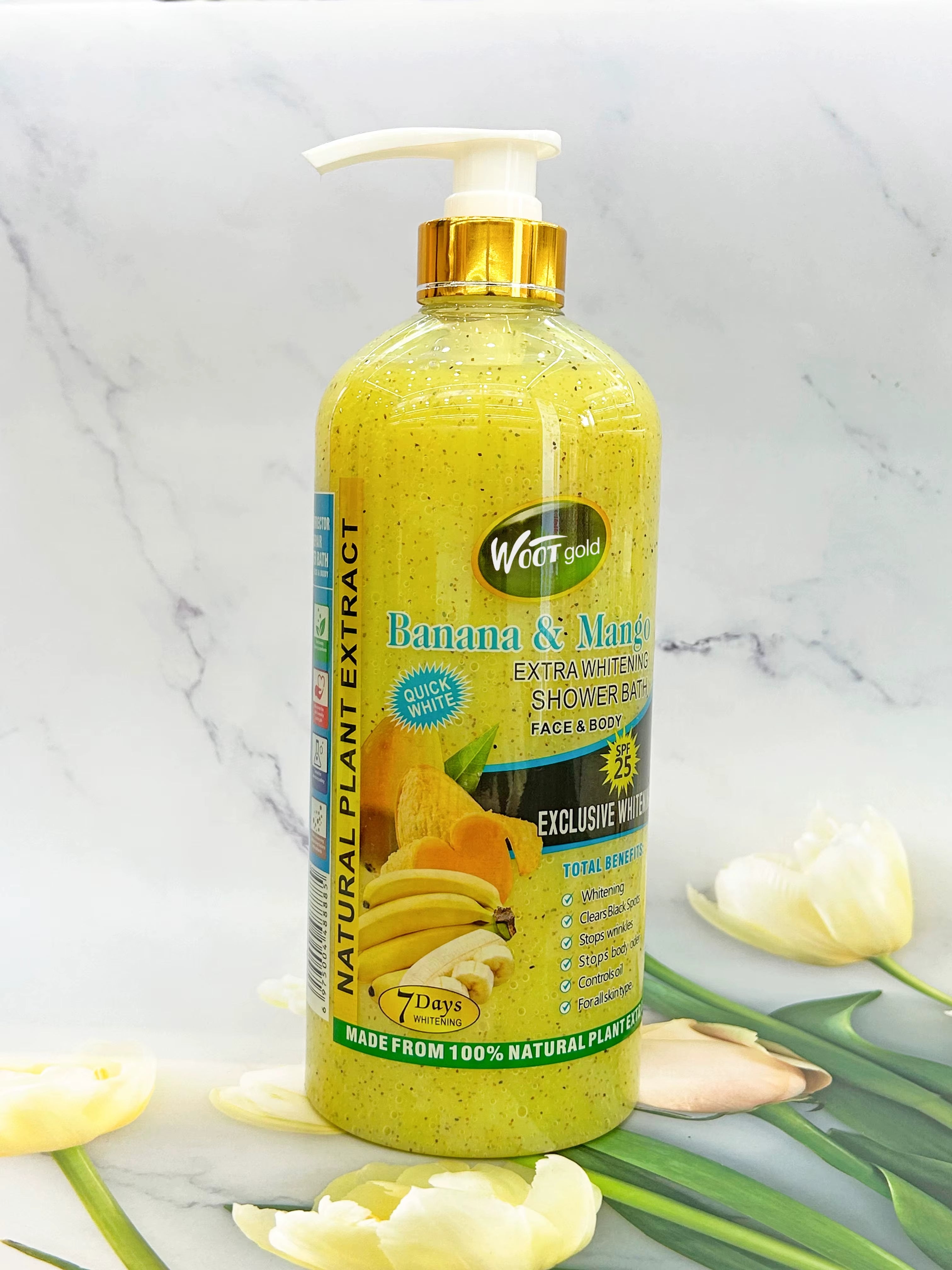 1000ml Whitening Shower Gel Scrub - 24 Timmar Deals