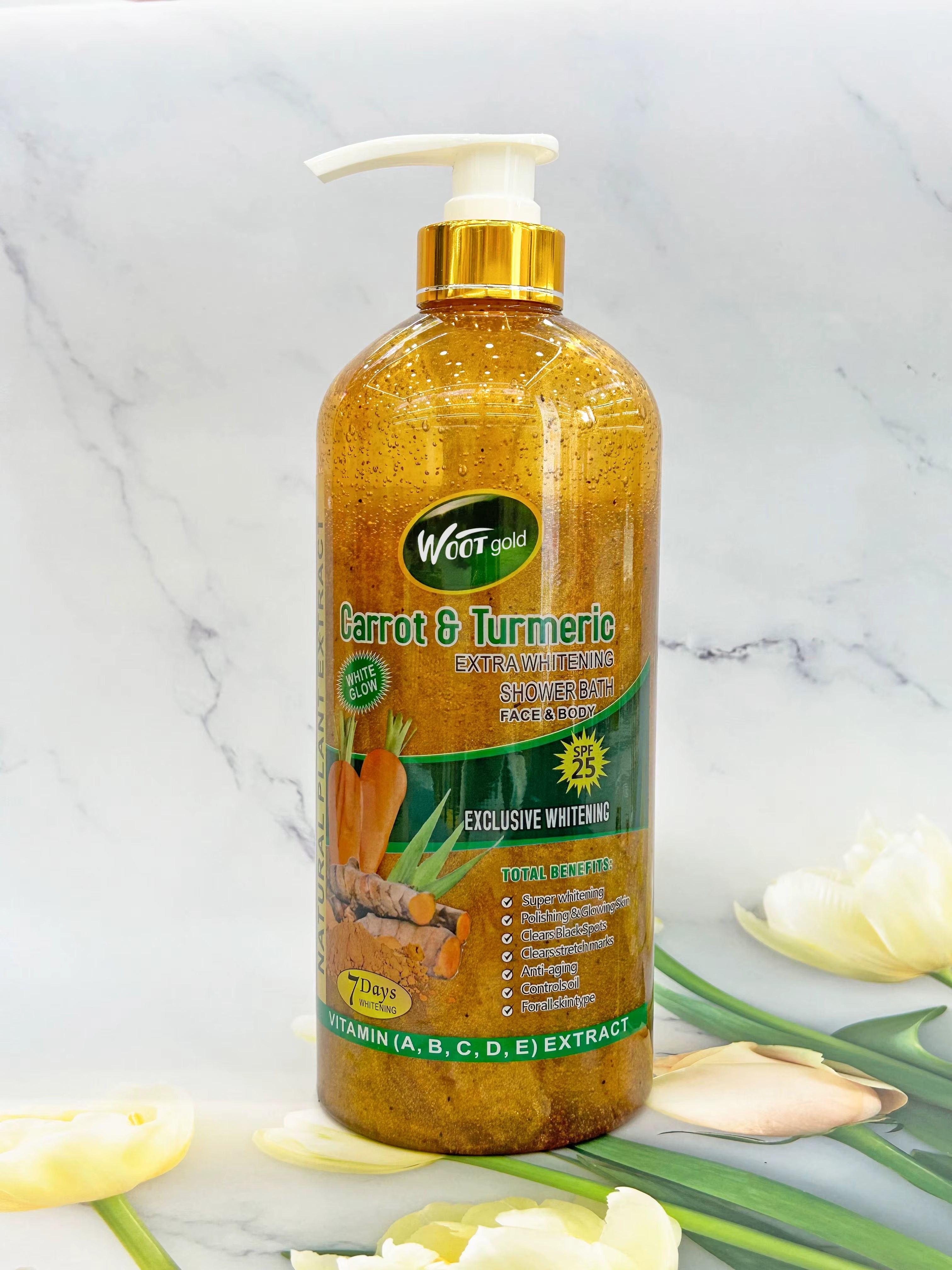 1000ml Whitening Shower Gel Scrub - 24 Timmar Deals
