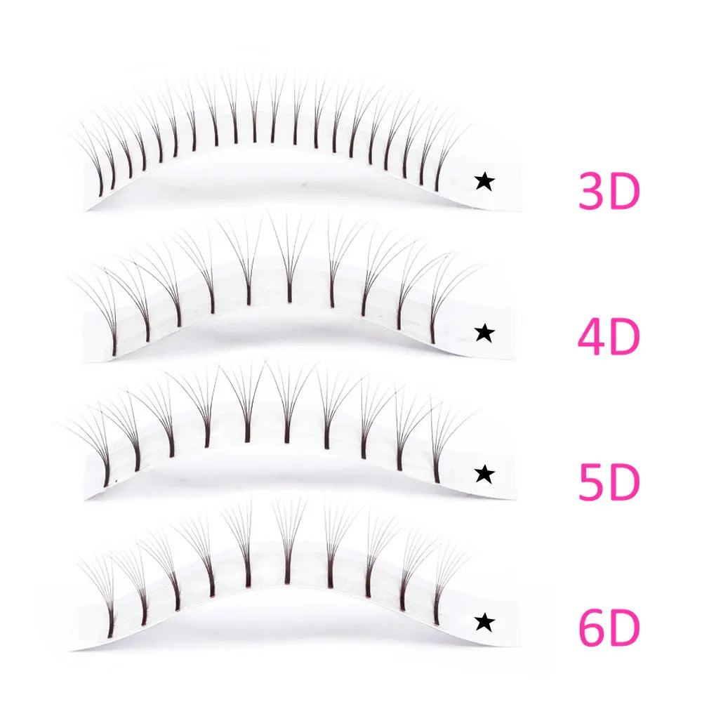 5D Long Stem Premade Fans Curl Russian Volume Eyelashes - 24 Timmar Deals