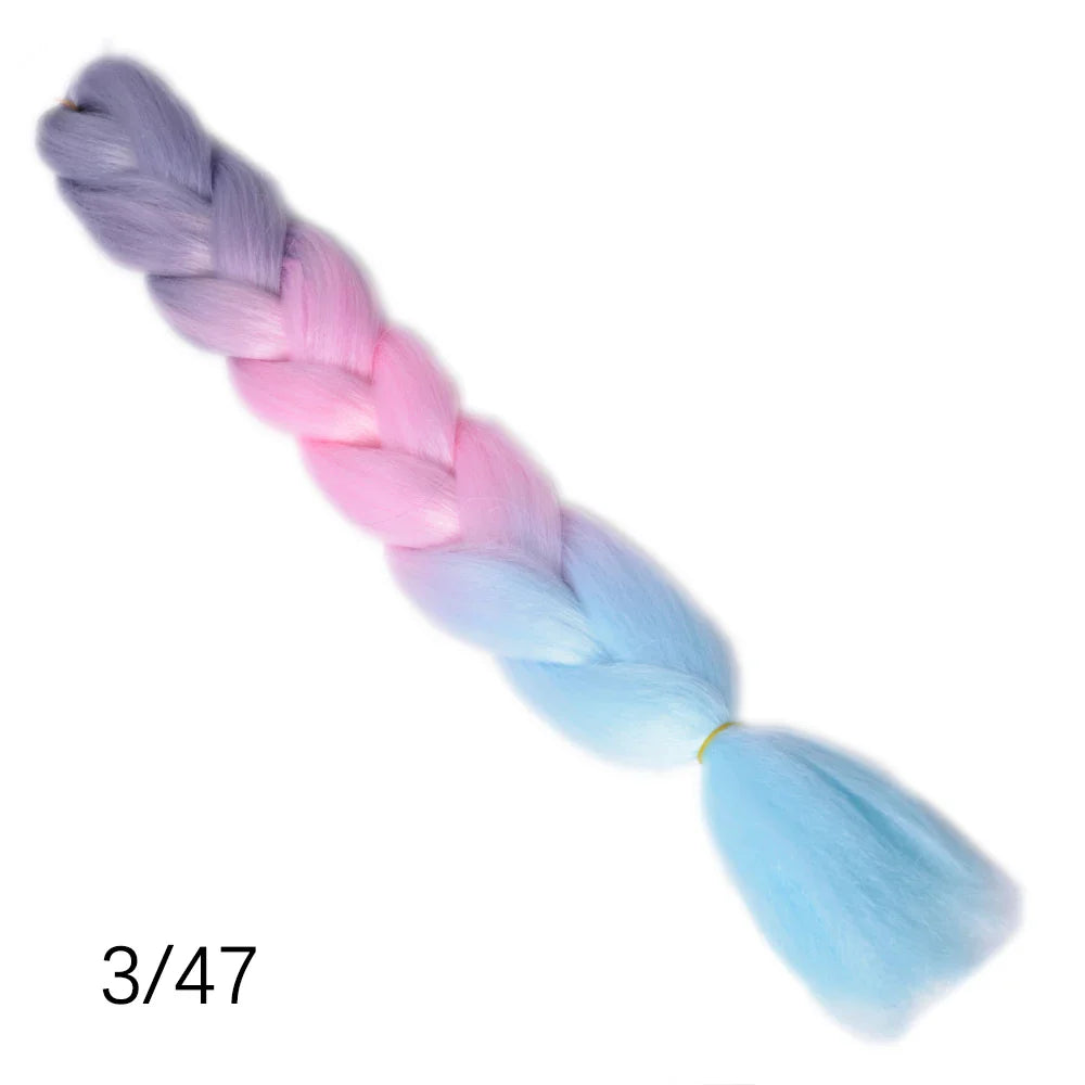 24 tums syntetiskt långt Jumbo Ombre fläthår - 24 Timmar Deals