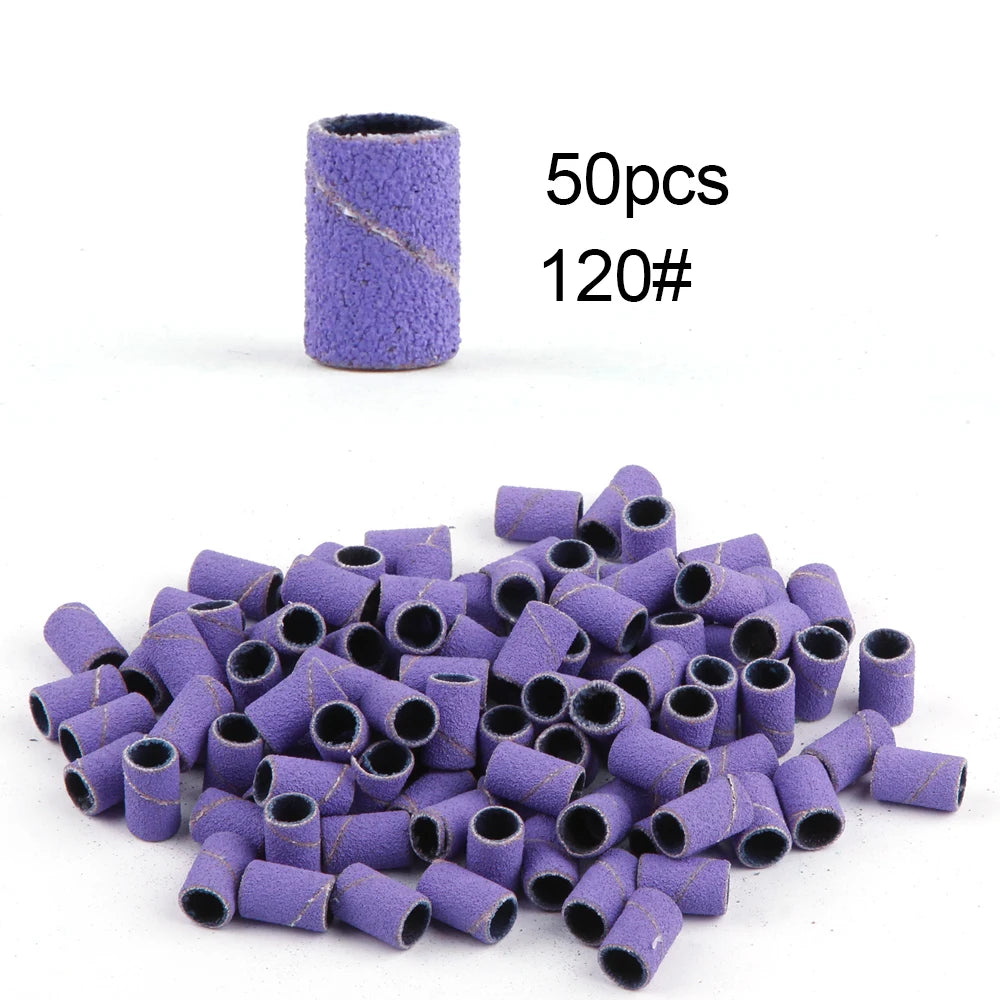 50/100st 80/120/180/240 Grit Nail Sanding Bands - 24 Timmar Deals