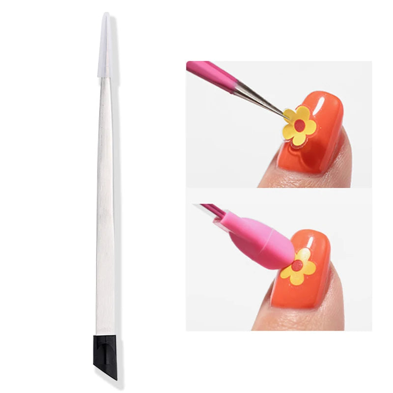 1 st Dubbelände rostfritt stål nagelbandstryckare - 24 Timmar Deals